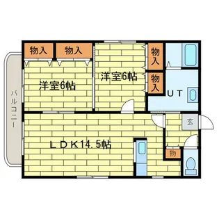 ドミンゴ山鼻【4階】の間取り