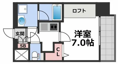 セイワパレス玉造上町台【2階】の間取り