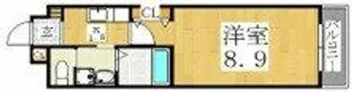 フォレストインサイドV【3階】の間取り