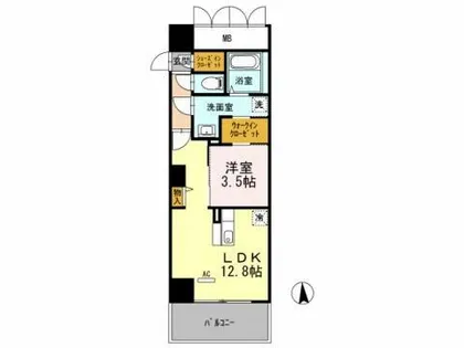 アン・ソレイユ【7階】の間取り