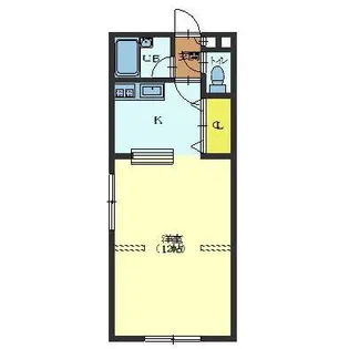 クレステージ宮前【106号室】の間取り