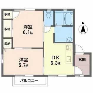 加東市松尾(フォーレス ひらつか)【2階】の間取り
