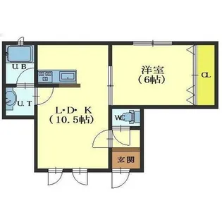 アンダンテ【102号室】の間取り