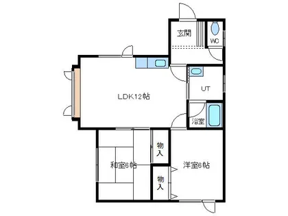 コーポソフィア【2号室】の間取り