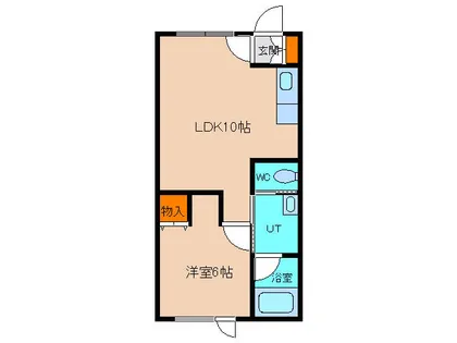 アーバンパレス425【206号室】の間取り