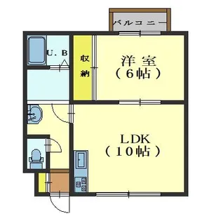 コーポワンセルフ【3階】の間取り