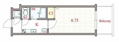 Lib【8階】の間取り