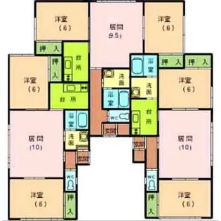 シャン・オドゥール【202号室】の間取り
