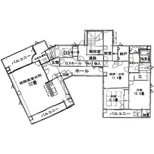 カーサ函館【701号室】の間取り