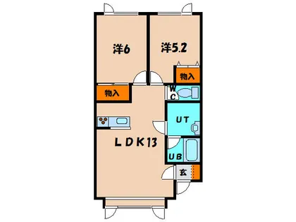 KTアパートメント【1階】の間取り