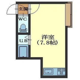 テラハウス万代【105号室】の間取り