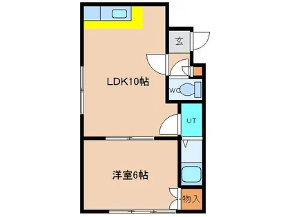 アートリウム33【102号室】の間取り