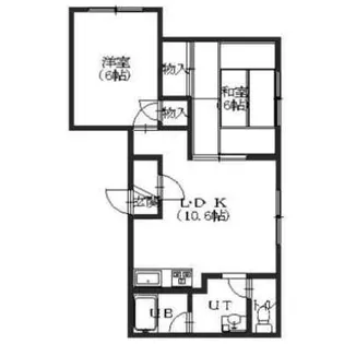 ファースト富岡【3階】の間取り