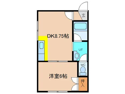 ファースト富岡【3階】の間取り