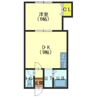ハチサンマンション【1階】の間取り