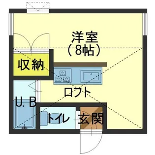 テラハウス深堀【103号室】の間取り