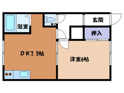 ハイツJ【307号室】の間取り