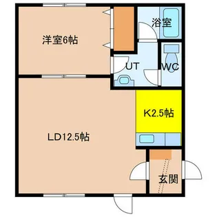 北海道函館市昭和4丁目【アパート】の間取り
