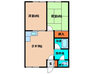 第5タジマハイツ【1階】の間取り