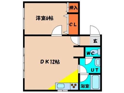 サンルーカス共栄Ⅰ【2階】の間取り