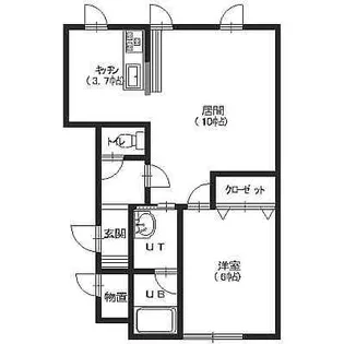 リバーサイド【202号室】の間取り