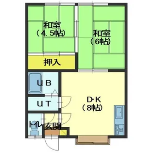 ロピアナカムラ【1階】の間取り