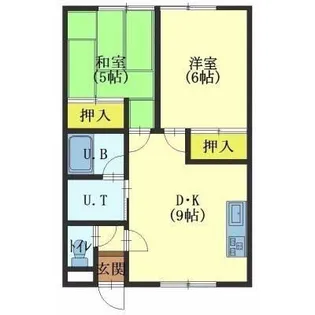 レジデンス真【203号室】の間取り