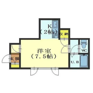 ティーハウス【2階】の間取り