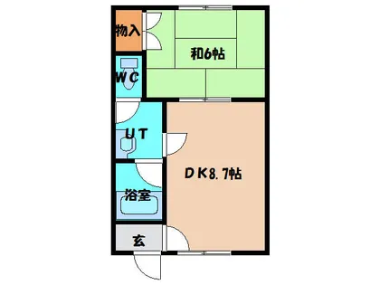プレジデントⅡ【2階】の間取り