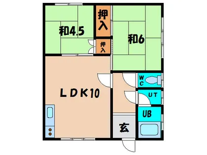 ベルディM【2階】の間取り