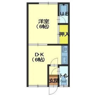 イズミハイツ【2階】の間取り