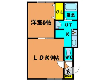 メイプルハイム【101号室】の間取り