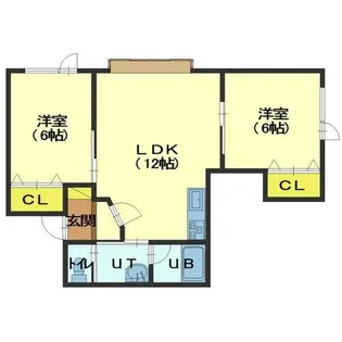 プリーズフィフティ【2階】の間取り