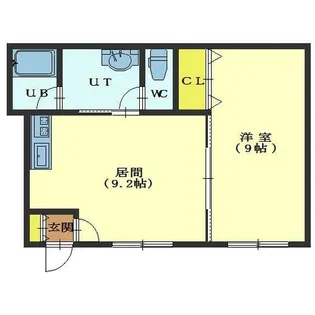 ディアコート【102号室】の間取り