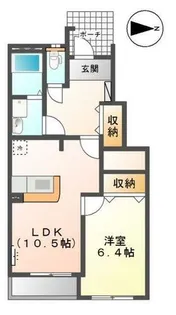 K.S.T.フローラルコート【1階】の間取り