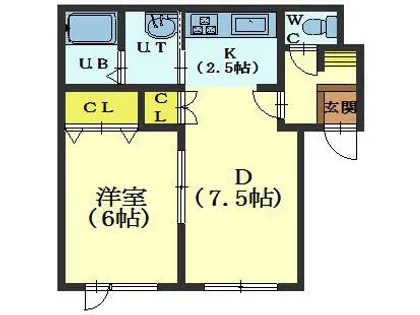 Rs Flat【2階】の間取り