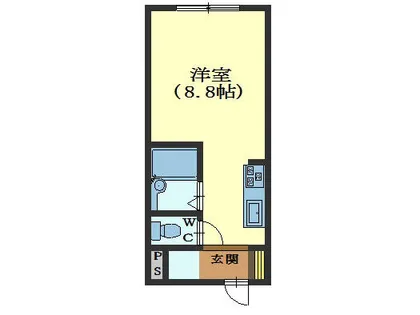 レジデンス大川【210号室】の間取り