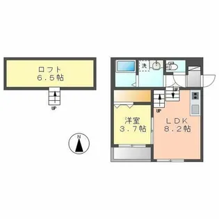 愛知県名古屋市中村区栄生町【アパート】の間取り