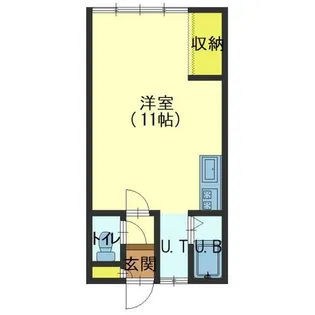 ハイツMN【1階】の間取り