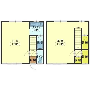 パレスおーまち【105号室】の間取り