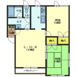 クリヨン【A3号室】の間取り
