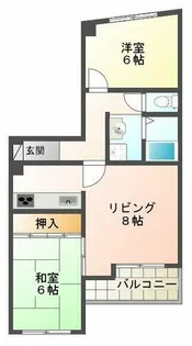 ベルトピア塩屋I【2階】の間取り
