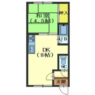 マンション白樺【302号室】の間取り