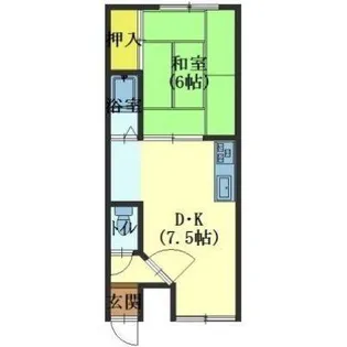 スカイビュー千代台【301号室】の間取り