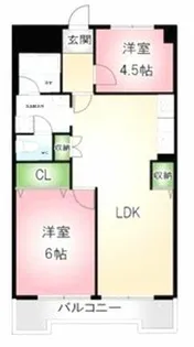 ロンシャン金山【5階】の間取り
