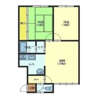 メゾン・ドルチェ【1-B号室】の間取り