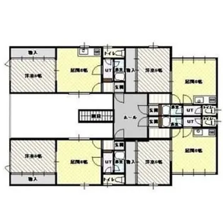 セントラルコート【204号室】の間取り