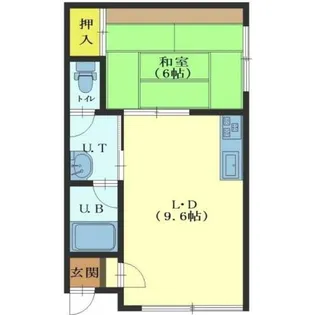 ドエル富岡【3階】の間取り