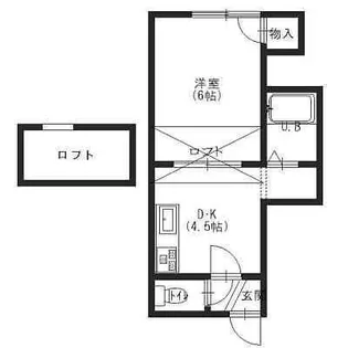 ハイツヒロⅤ【107号室】の間取り