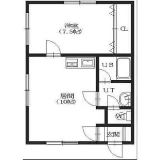 コーポユメ【2階】の間取り
